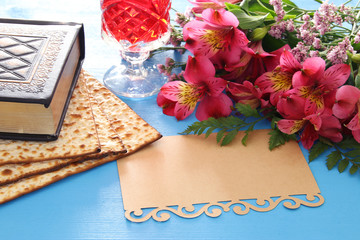 Pesah celebration concept (jewish Passover holiday).