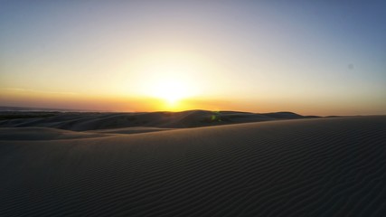 Obraz na płótnie Canvas Wüste | Sandwüste am Burubi Beach, NSW, Port Stephens, Australien