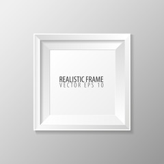 Realistic frame for your presentations. Vector illustration
