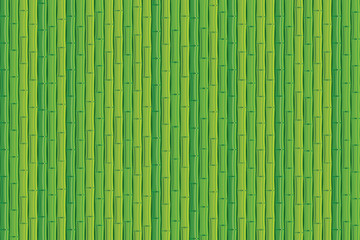 Green bamboo background. Vector illustration