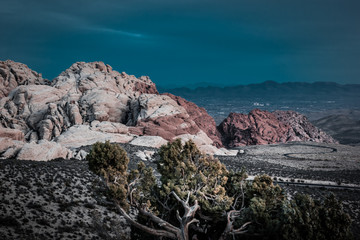 The Red Rock Canyon in Nevada