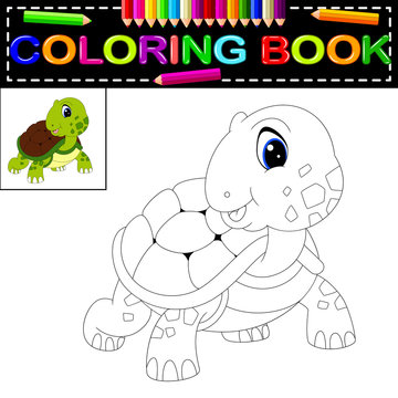 turtle coloring book
