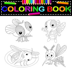 insect coloring book