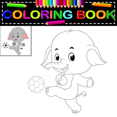 elephant coloring book