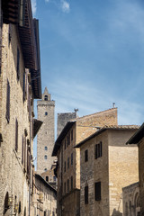 Fototapeta premium San Gimignano, Siena, at morning