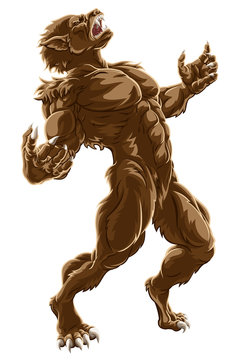 Howling Werewolf Monster