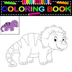 dinosaur coloring book