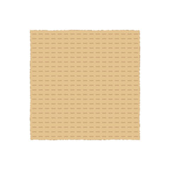 Passover holiday matzah flat design icon