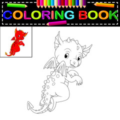 dragon coloring book