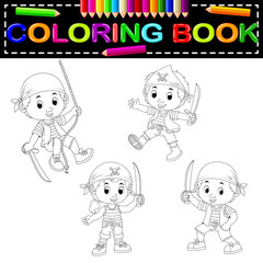 pirate coloring book