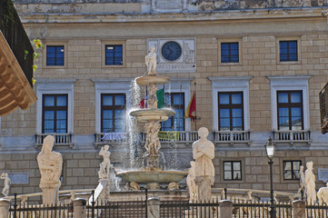 Palermo, la fontana di Piazza Pretoria