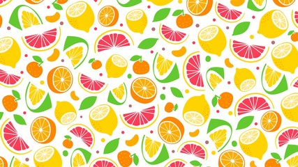 seamless pattern fruit