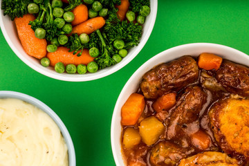 Traditional British Lincolnshire Sausage Cobbler
