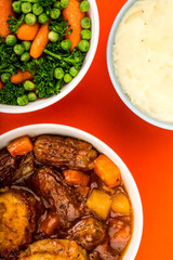 Traditional British Lincolnshire Sausage Cobbler