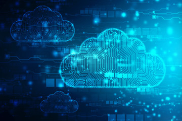 2d rendering Cloud computing, Cloud Computing Concept, Cloud technology