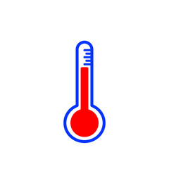 Thermometer Illustration on white