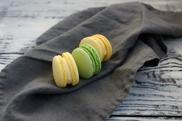 Multicolored macaroon macaroons