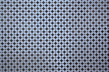Close up White steel chair for backg