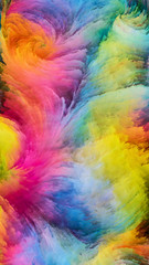 Colorful Paint Visualization