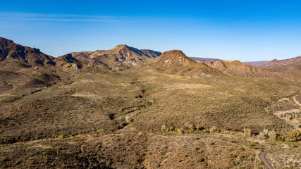 Drone View Of Spur Cross Ranch Regional Park Near Cave Creek, Arizona 