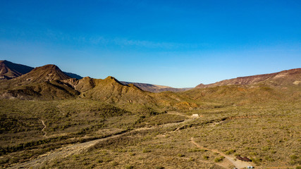Drone View Of Spur Cross Ranch Regional Park Near Cave Creek, Arizona 