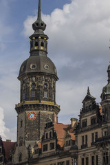 Fototapeta na wymiar Dresden streets and churches