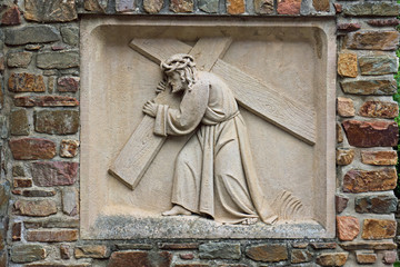 Jesus auf dem Kreuzweg