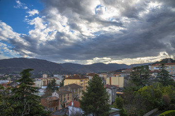 Obraz premium Ardèche/vue sur Privas