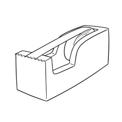 vector of tape dispenser
