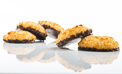pâtisserie à la noix de coco et au chocolat