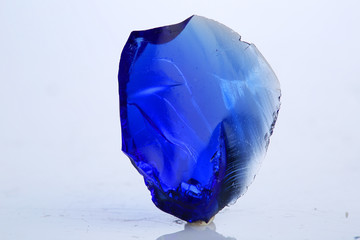 blue obsidian mineral stone specimen rock