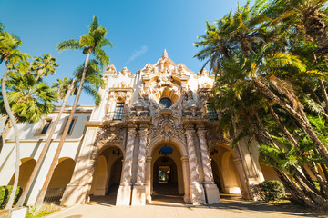 Obraz premium Front view of Casa del Prado in Balboa park