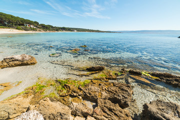 Rocks in Le Bombarde beach