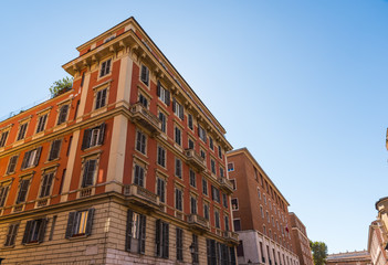 Fototapeta premium Elegant building in Rome