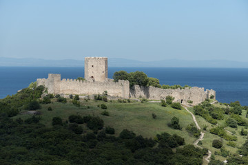 Fototapeta na wymiar Burg Platamonas Pieria Griechenland