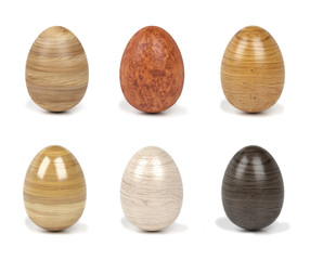 3d wooden egg