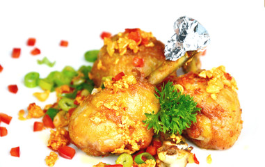 Stir Fried Chicken with Garlic Salt and Pepper.
Thai style Fried Chicken menu