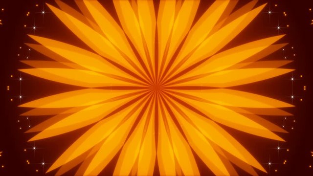 motion gold rectangles on red background, loop