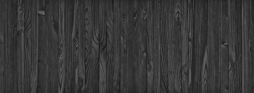 Wooden texture, black wood panel as background