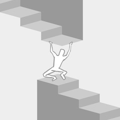 abstract stairs illustration