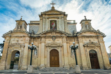 Fototapeta na wymiar Parish Church of St Paul & Grotto Of St Paul,Rabat,Malta