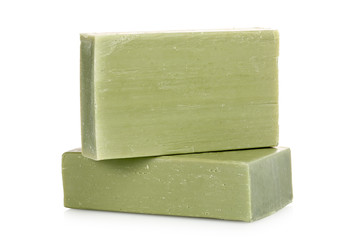 green soap bars