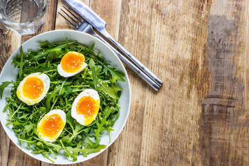 Easter spring salad with fresh vegetables