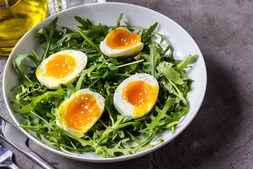 Easter spring salad with fresh vegetables
