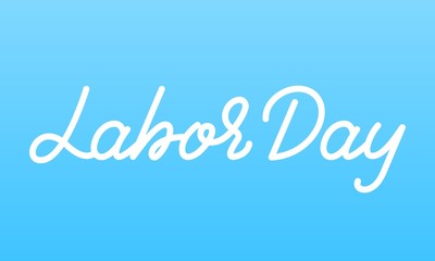 Labor Day. May Day holiday lettering design. 1st May holiday card