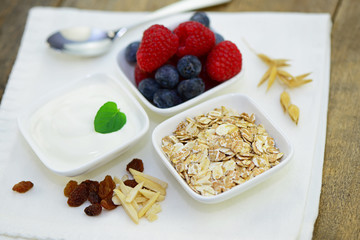 Beeren Haferflocken