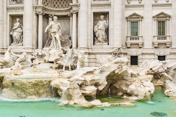 Fototapeta na wymiar Fontana di Trevi, Rome, Italy
