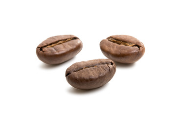 coffee beans isolated