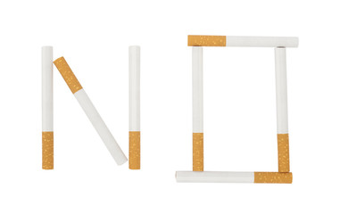 no word for quit or no smoking concept