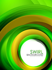 Spiral swirl flowing lines 3d effect abstract background
